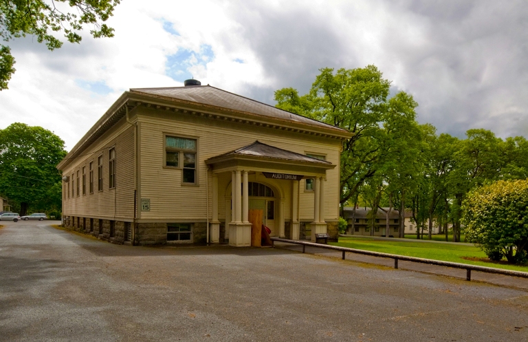 Gymnasium/Auditorium in the East Vancouver Barracks