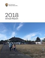 Image of the front cover of the 2018 annual report.