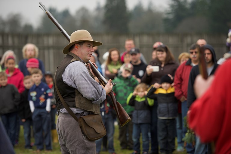 Ranger Mike Twist leading a Black Powder demonstration