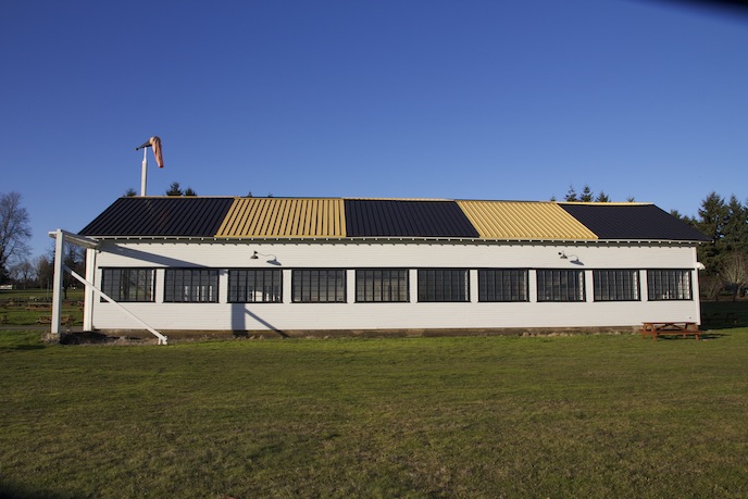 Pearson Air Museum Historic Hangar side view