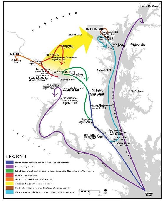 The War of 1812 in the Chesapeake.