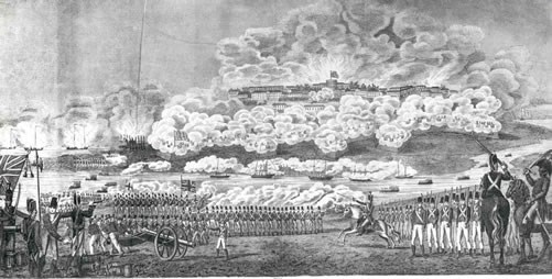 The British defeated the American forces at the Battle of Bladensburg on August 24,1814.