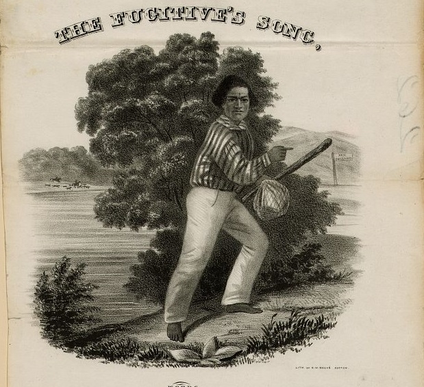 Cover of "The Fugitive's Song" showcasing Frederick Douglass's Escape