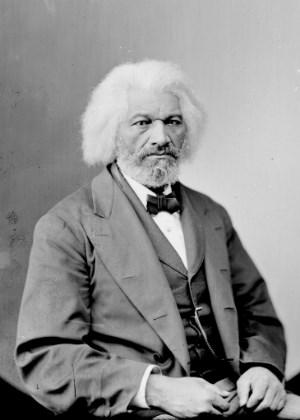 A photograph of Frederick Douglass as an older man