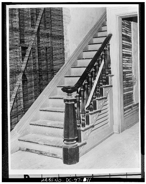 Restoration of front staircase
