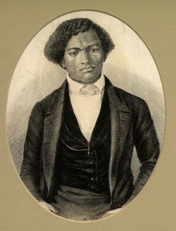 lt= A drawing of Frederick Douglass as a young man