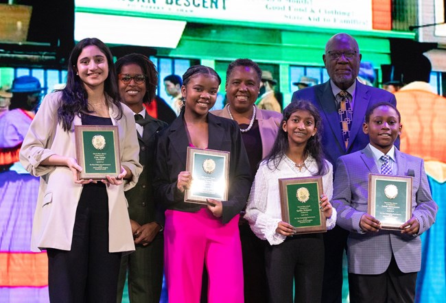 Winners of the 2022 Frederick Douglass Oratorical Contest