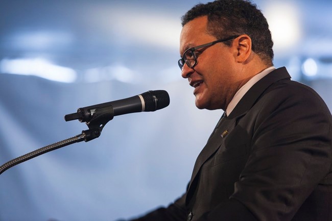 Douglass descendant presents opening ceremony remarks
