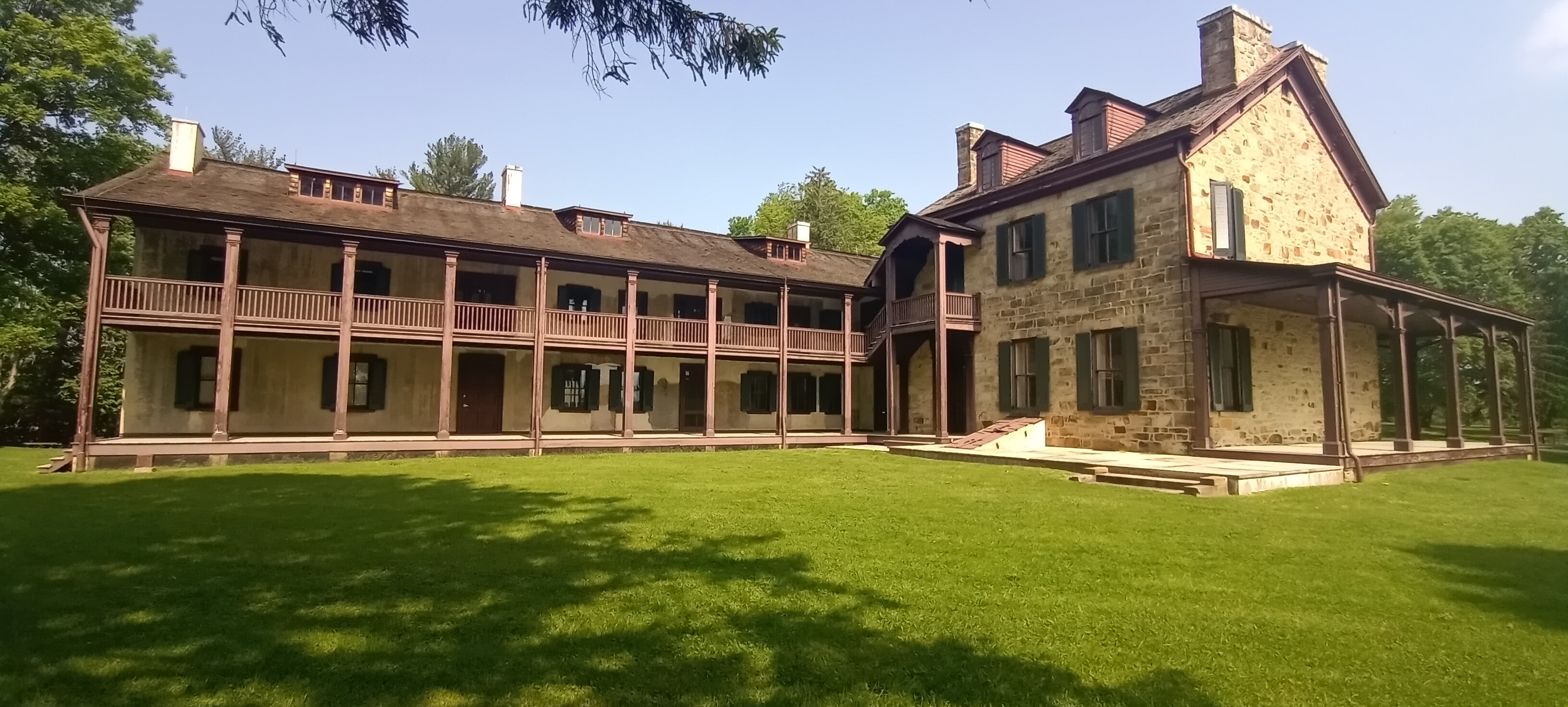 Albert Gallatin House Albert Gallatin House when viewed from the south lawn