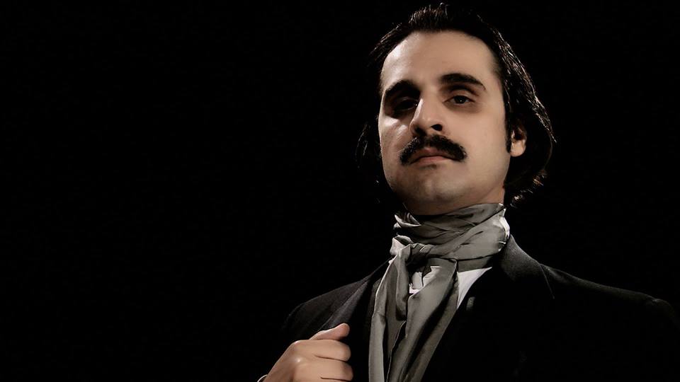 Rob Velella as Edgar Allan Poe Portrait of Rob Velella as Edgar Allan Poe