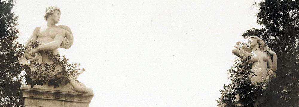 Merpeople on columns