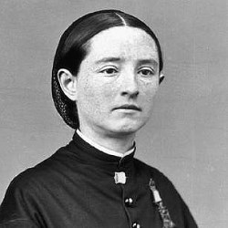 Mary Walker wearing her Medal of Honor