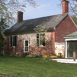 Brick laundry building at Chatham