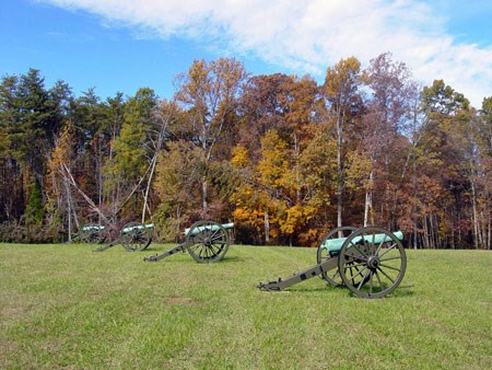 Artillery at Hazel Grove