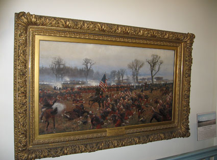Carl Rochling painting of Battle of Fredericksburg