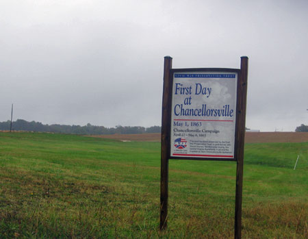 May 1 Battlefield Sign