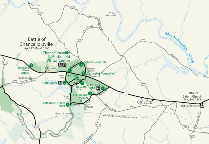 Chancellorsville Battlefield Driving Tour