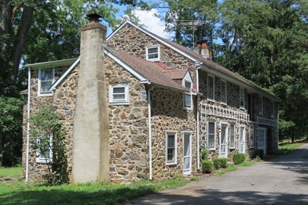 Stone house at First State NHP