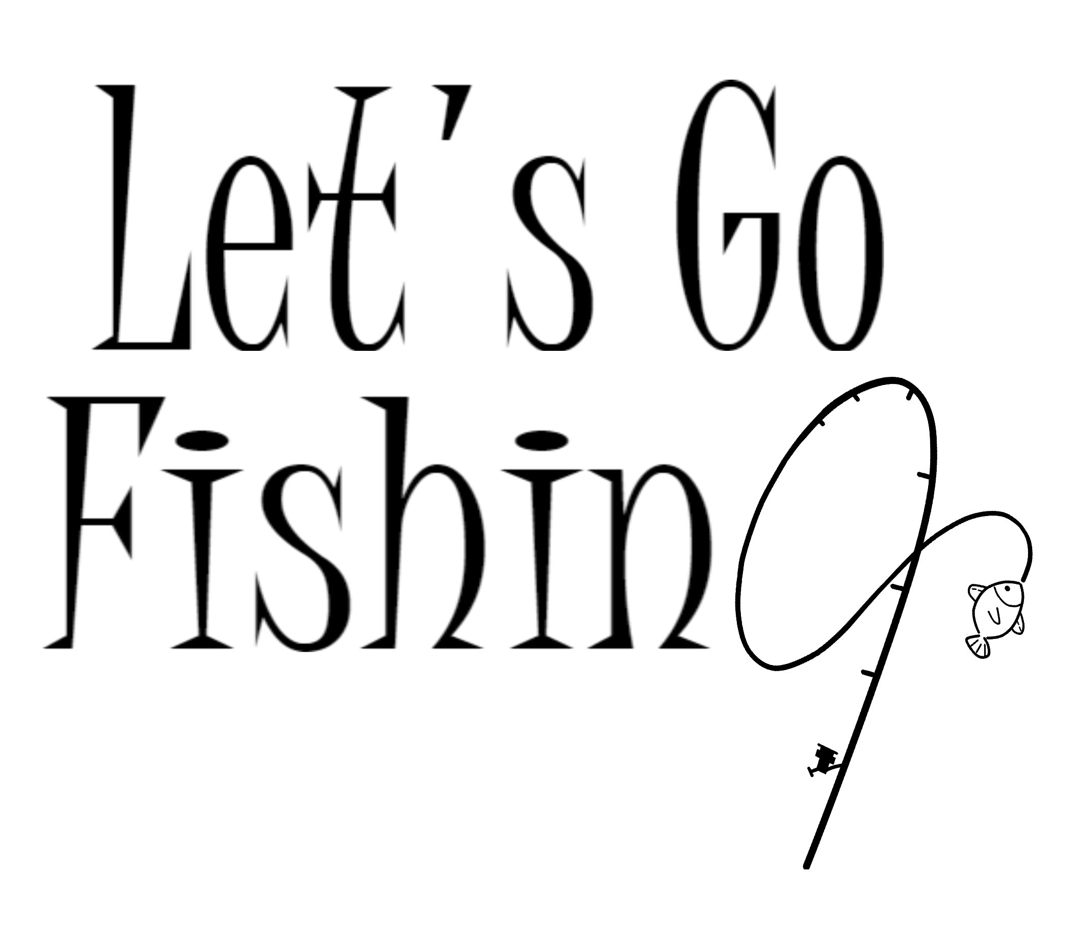 Let's Go Fishing Logo