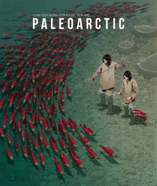 2017 Alaska Archaeology Month Poster of Paleoarctic People