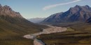 The Koyukuk River flows between Boreal Mountain and Frigid Crags, the Gates of the Arctic.