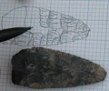 A stone point found in Gates of the Arctic.