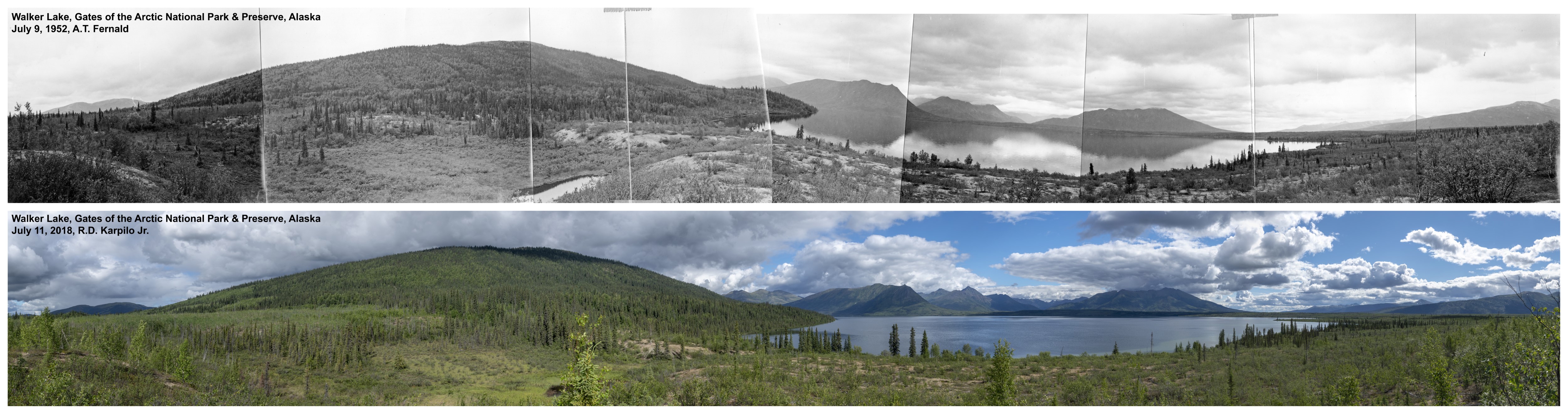 Repeat Photography Gates Of The Arctic National Park