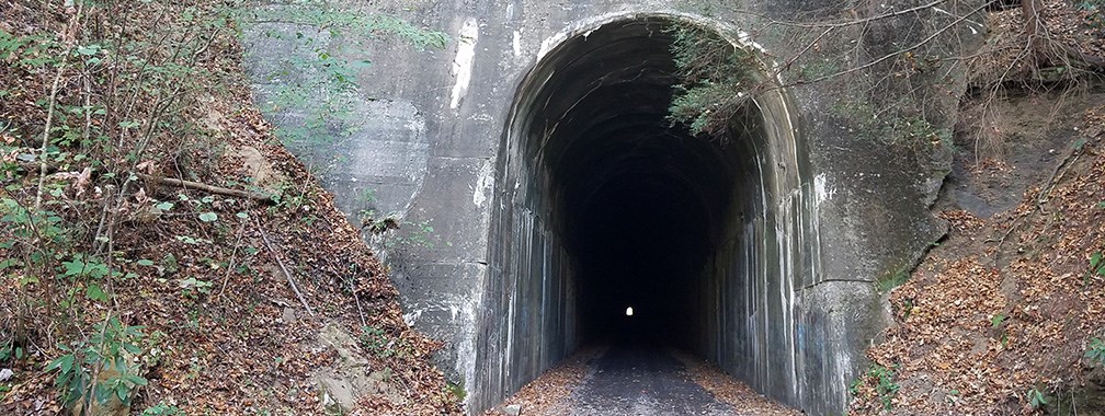 old railroad tunnel