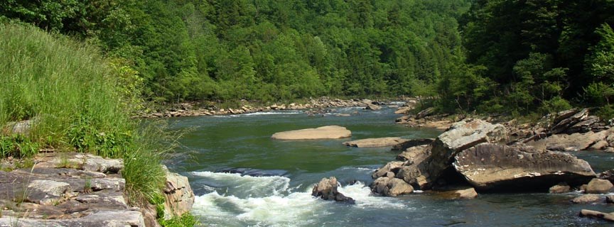 river flowing through gorge river flowing through gorge
