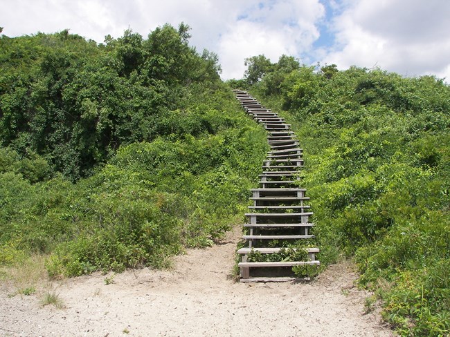 Stairway to Battery Harris, Fort Tilden
