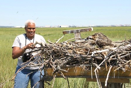 Nena gets involved in the osprey banding in Jamaica Bay. Nena gets involved in the osprey banding in Jamaica Bay.