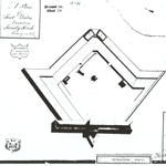 Fort Gates was built on Sandy Hook during the War of 1812.