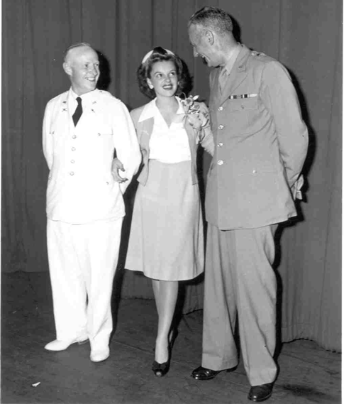 Judy Garland was one of many celebrities who entertained the soldiers at Fort Hancock during World War II.