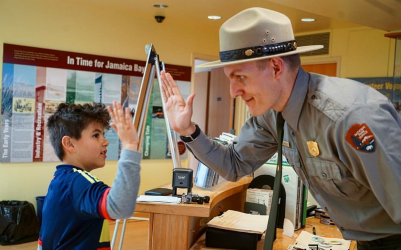 Ranger and new junior ranger