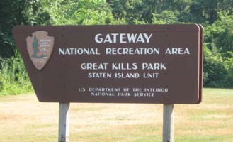 Great Kills Park Entrance Sign Great Kills Park Entrance Sign