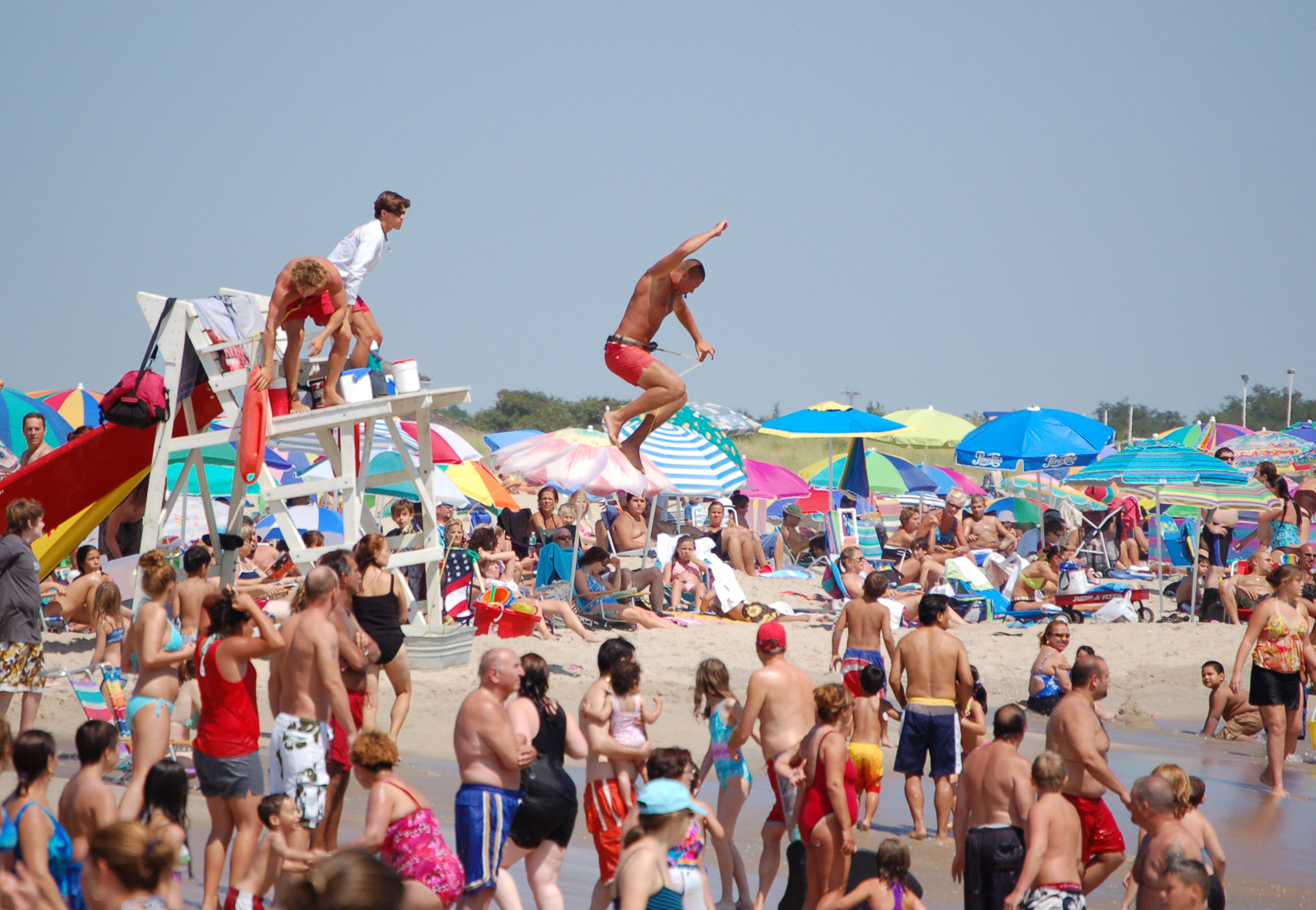 Sandy Hook Lifeguards in Action Sandy Hook Lifeguards in Action