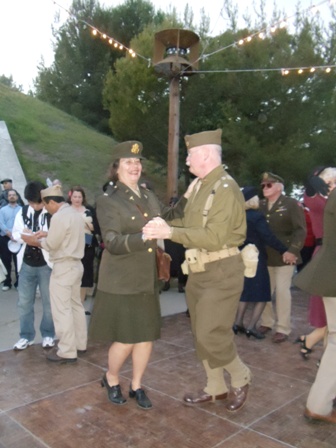 Swing dancing at Fort Hancock