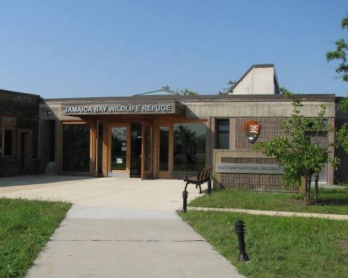 The visitor center at Jamaica Bay Wildlife Refuge.