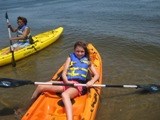 kayaker at Canarsie Pier