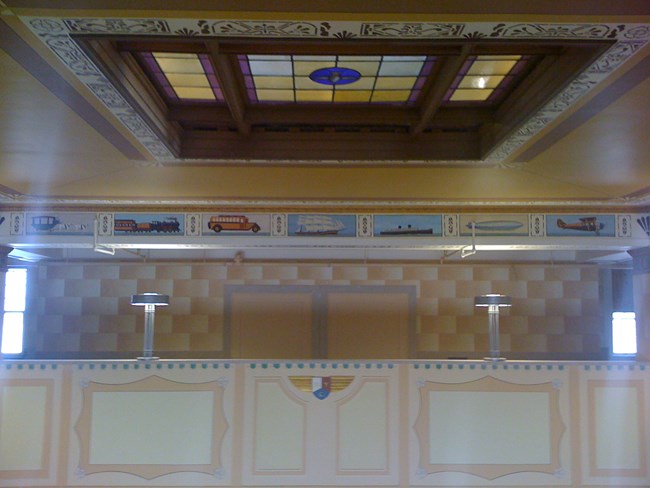 Ryan Visitor Center restored lobby Ryan Visitor Center restored lobby