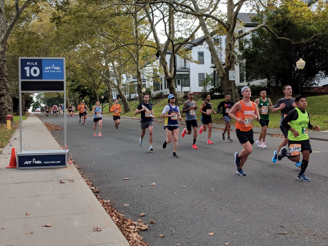 Running through Fort Wadsworth in the Staten Island half