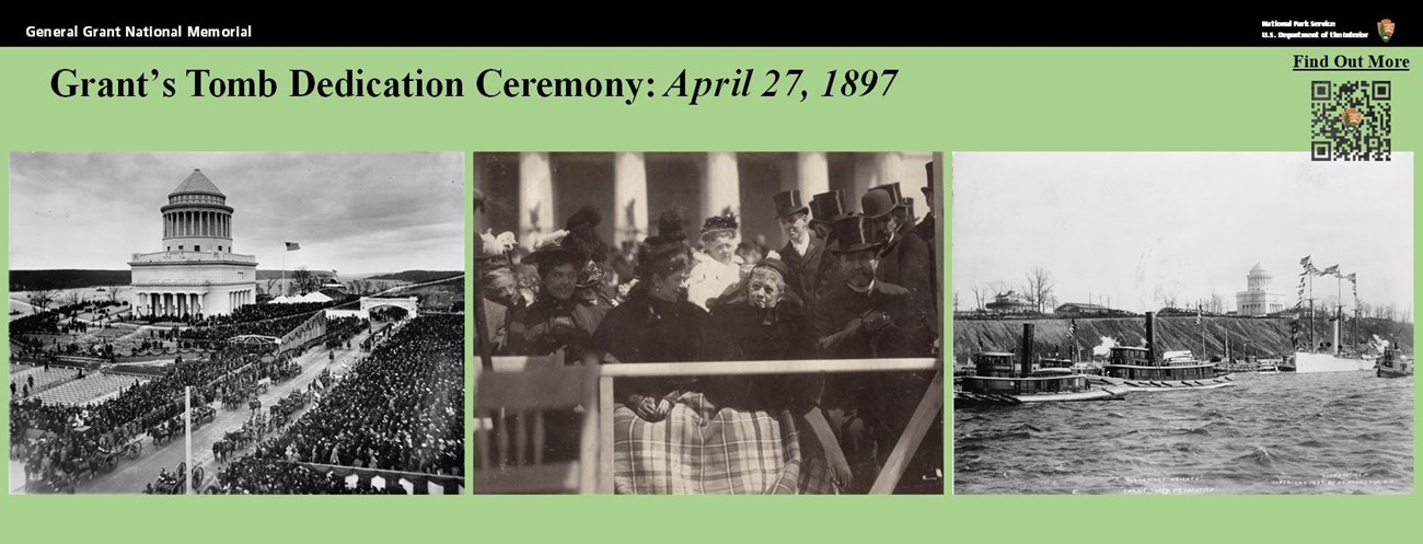 Green background with black text and black and white images