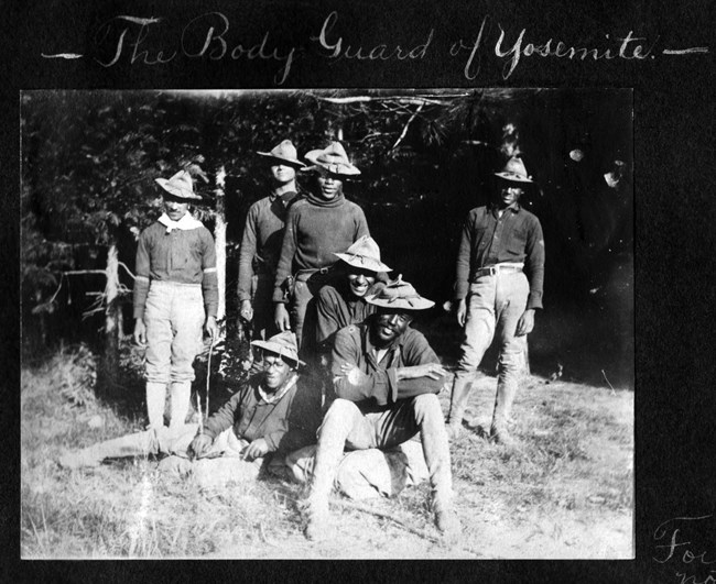 Buffalo soldiers at Yosemite National Park, NPS File Photo