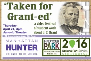 Flyer from Grant Student Video Festival