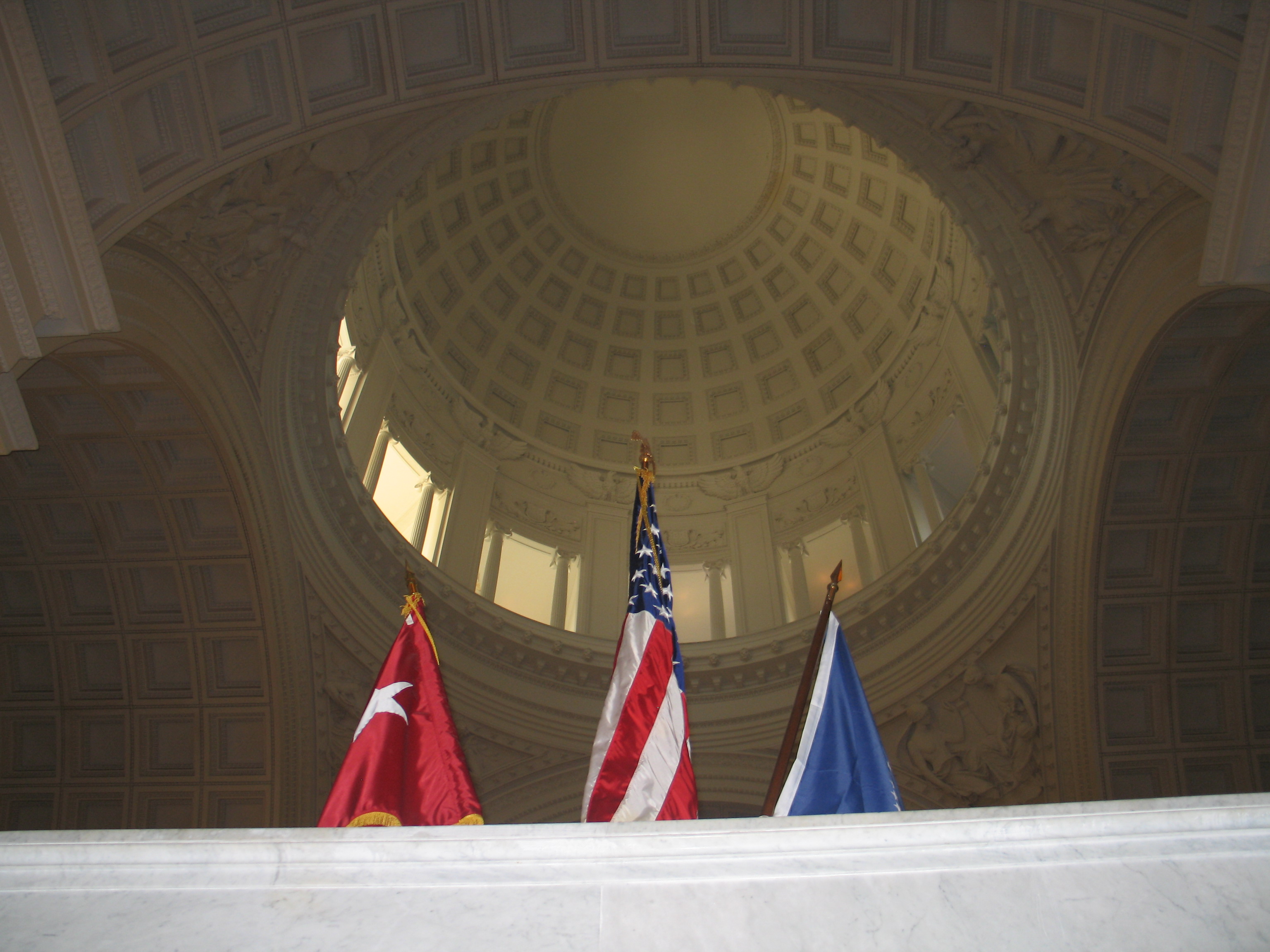 A somber view at Grant's Tomb