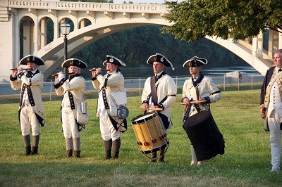 Fife and Drum corps at the Rendezvous