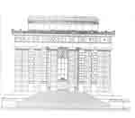 Drawing of George Rogers Clark Memroial