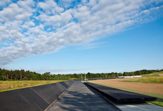 Memorial Plaza at the crash site