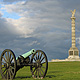 Civil War cannon and the New York State Monument