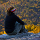 woman on ledge